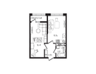 1-к. квартира, 41&nbsp;м²
