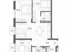 4-к. квартира, 82,5&nbsp;м²