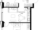 2-к. квартира, 53&nbsp;м²