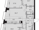 4-к. квартира, 93&nbsp;м²