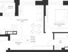 Студия, 42&nbsp;м²
