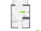 Студия, 26&nbsp;м²