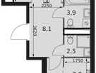 2-к. квартира, 58&nbsp;м²