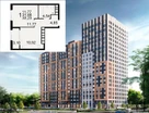 1-к. квартира, 33,2&nbsp;м²