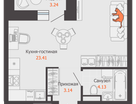 1-к. квартира, 32 м²