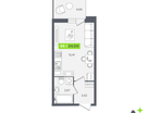 Студия, 23&nbsp;м²