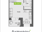 Студия, 24 м²