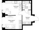 1-к. квартира, 35 м²