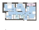 3-к. квартира, 72&nbsp;м²