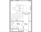 Студия, 24&nbsp;м²