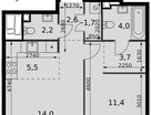 2-к. квартира, 45&nbsp;м²