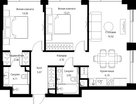2-к. квартира, 69&nbsp;м²