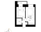 1-к. квартира, 30,7&nbsp;м²