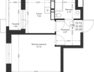 1-к. квартира, 34&nbsp;м²