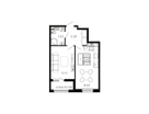 1-к. квартира, 41&nbsp;м²