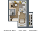 1-к. квартира, 48&nbsp;м²