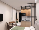 Студия, 15,4&nbsp;м²