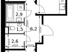 2-к. квартира, 49&nbsp;м²