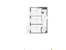 2-к. квартира, 53&nbsp;м²