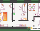 2-к. квартира, 51&nbsp;м²