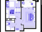 1-к. квартира, 35&nbsp;м²