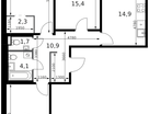 3-к. квартира, 79 м²