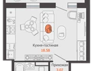 1-к. квартира, 29&nbsp;м²