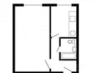 1-к. квартира, 33&nbsp;м²
