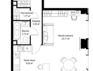 1-к. квартира, 47&nbsp;м²