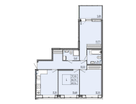 3-к. квартира, 69 м²