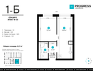 1-к. квартира, 31&nbsp;м²