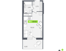Студия, 25&nbsp;м²