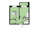 1-к. квартира, 34 м²