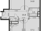 3-к. квартира, 76&nbsp;м²