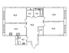 3-к. квартира, 96,9&nbsp;м²