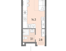 Студия, 20&nbsp;м²
