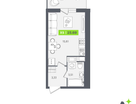 Студия, 25&nbsp;м²