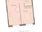 1-к. квартира, 40&nbsp;м²