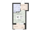 1-к. квартира, 18&nbsp;м²