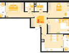 3-к. квартира, 78&nbsp;м²