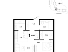 1-к. квартира, 43 м²
