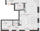 3-к. квартира, 102&nbsp;м²