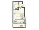 Студия, 23 м²