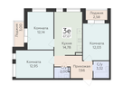 3-к. квартира, 67&nbsp;м²
