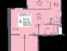 5-к. квартира, 104,5&nbsp;м²