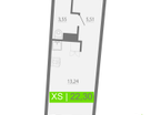 Студия, 22&nbsp;м²