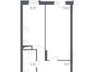 1-к. квартира, 43,5&nbsp;м²