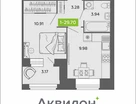 1-к. квартира, 29&nbsp;м²