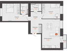 3-к. квартира, 77 м²