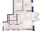 3-к. квартира, 105&nbsp;м²